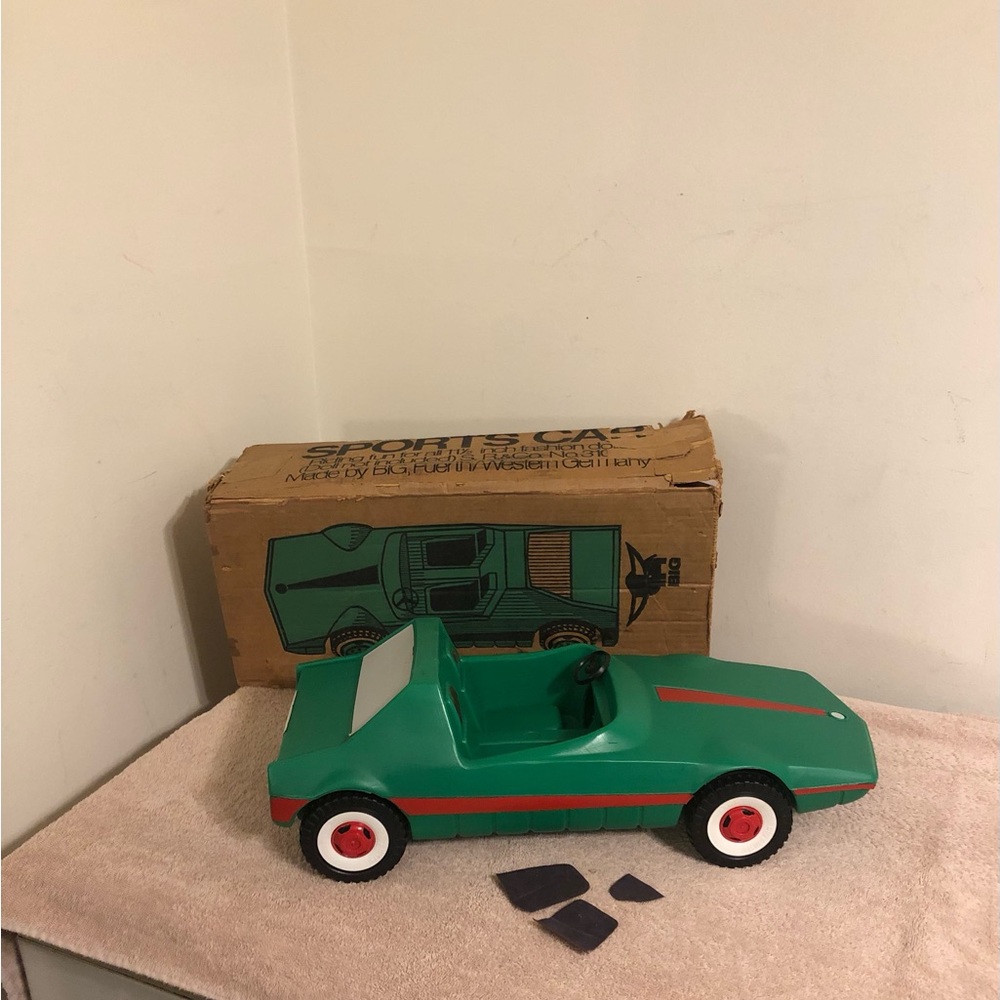 Vintage Big Sports Car For 12” Dolls Made in Fuerth West Germany #31036 With Box